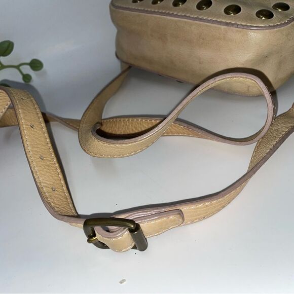 J Crew Leather Studded Crossbody Tan - Picture 5 of 7